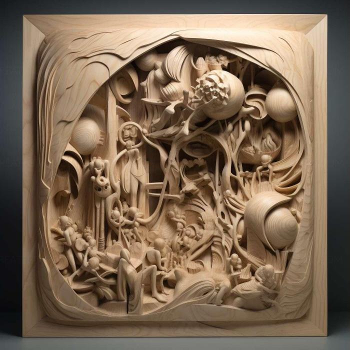 نموذج ثلاثي الأبعاد لآلة CNC 3D Art 